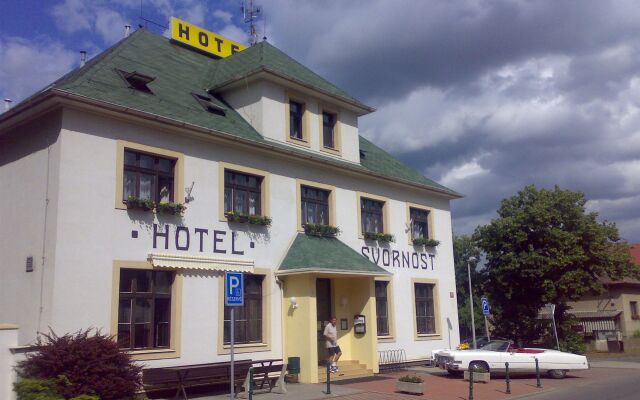 Hotel Svornost вид на фасад