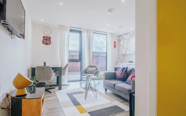 Vibrant Bright Apartment Sheffield Sleeps 2