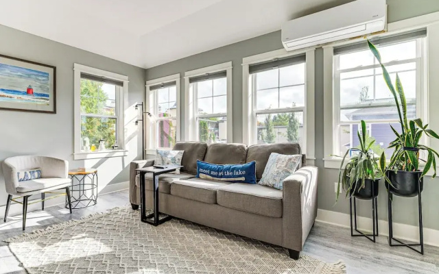 Walk to Dtwn: Charlevoix Condo w/ Fireplace