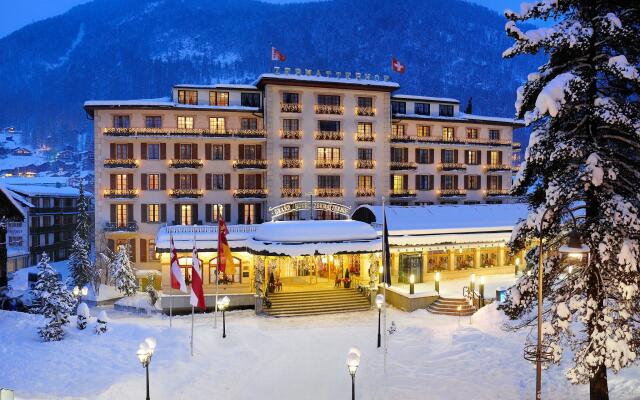 Grand Hotel Zermatterhof вид на фасад