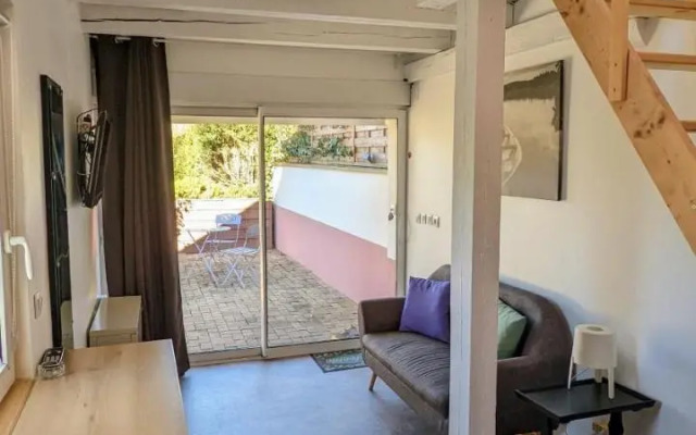 Studio Mezzanine Chez Papou, Ville et Forêt