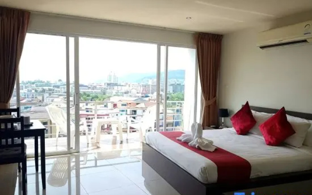 *Sea View Studio Near Patong Beach with Pool C257