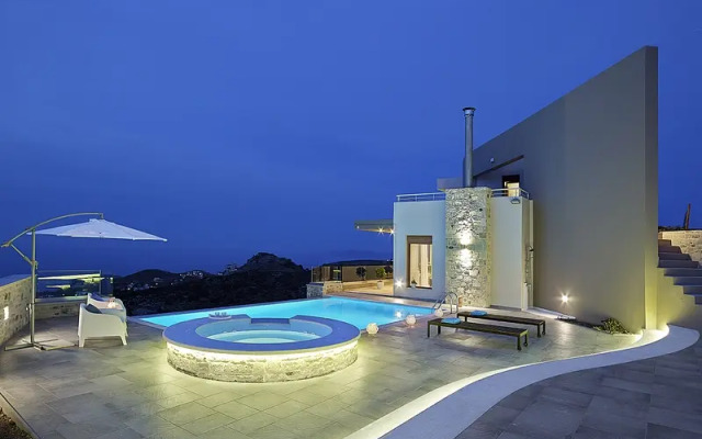 Sea Views At Blue Key Villa Near Heraklion