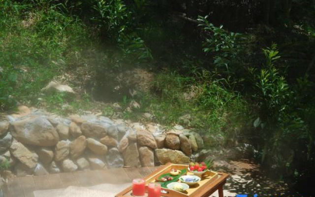 Anji Hong · Waterfall Rappelling · Cliff Pool Resort Homestay