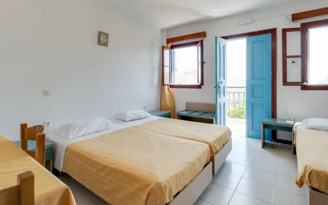 Bright Holiday Home in Symi Island With Balcony