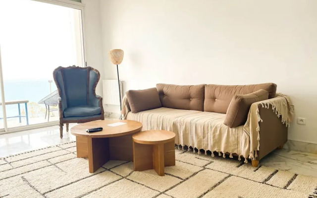 Le Paradis Bleu Luxueux Duplex Avec vue mer