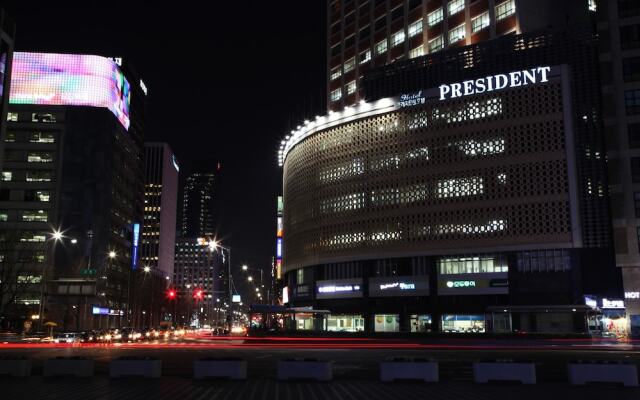 Отель President Южная Корея, Сеул - отзывы, цены и фото номеров - забронировать отель President онлайн вид на фасад