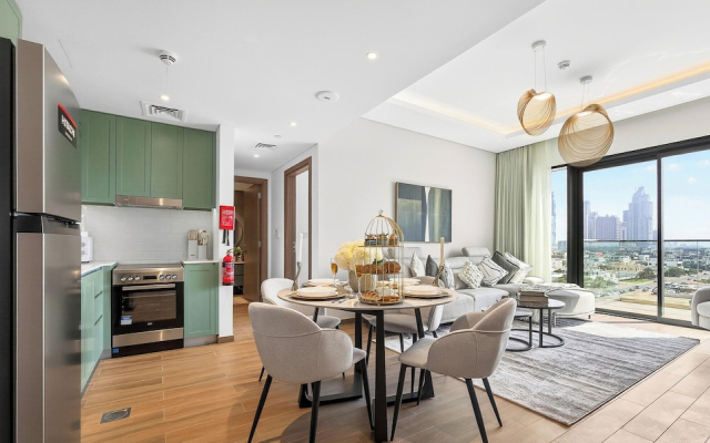 Sunset Burj View Premium City Walk 1BR