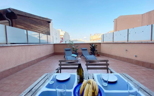 Terracotta terrace