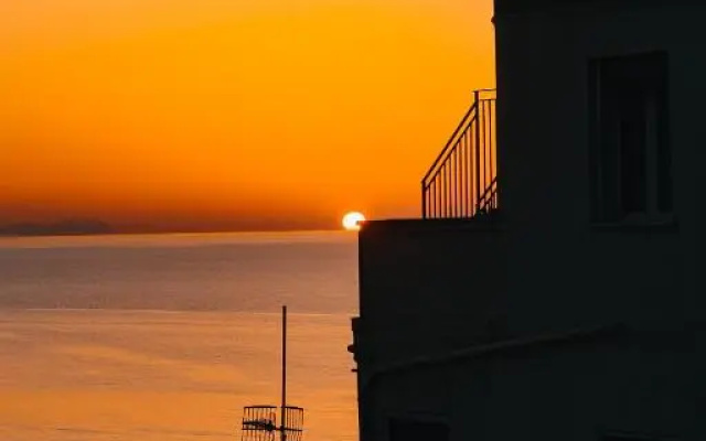 Window on the sunset