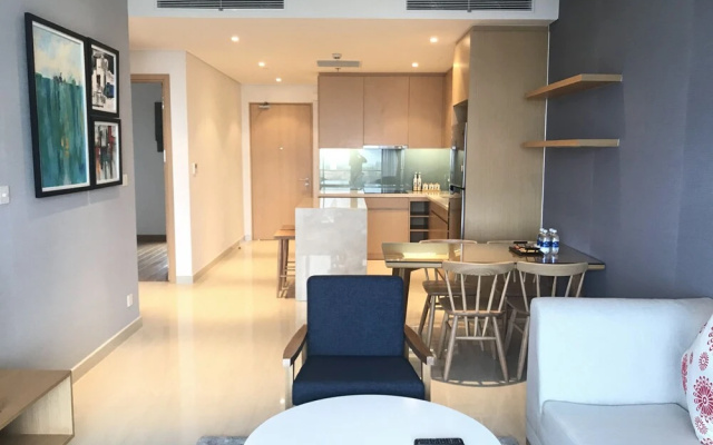 Sea View Apartment Danang Living