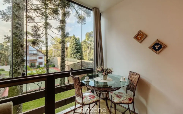 Apt Duplex With Fireplace in Gramado Rln204