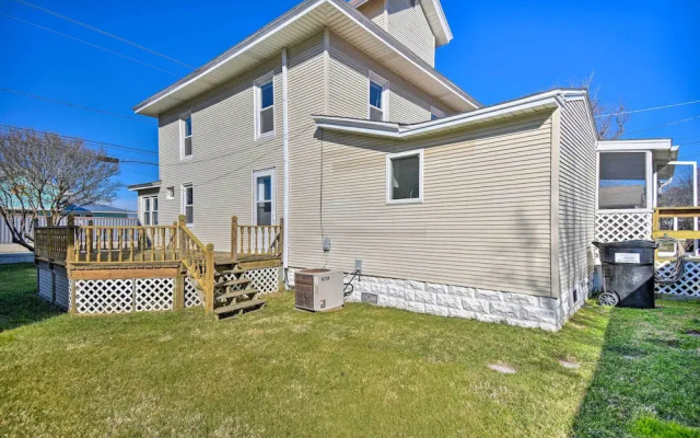 Chincoteague House w/ Enclosed Porch + Deck