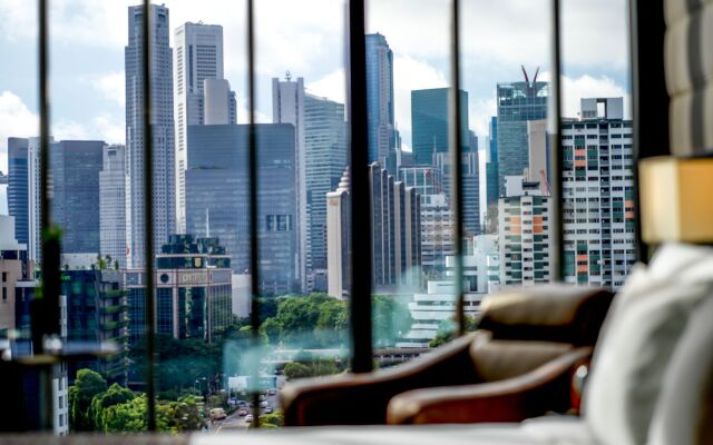 Отель InterContinental Singapore Robertson Quay вид на фасад