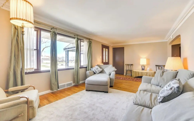 1 MI to Marina: Alpena Lake View Home!