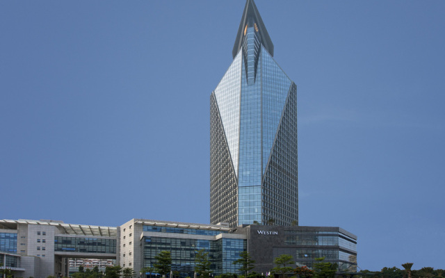 Westin Xiamen Hotel вид на фасад