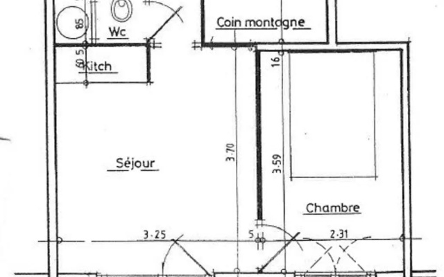 Appartement Le Biot, 2 pièces, 6 personnes - FR-1-573-106