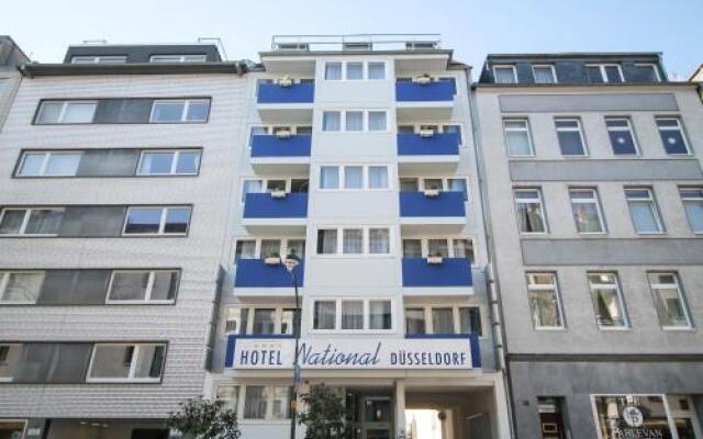 Отель TIPTOP Hotel National Düsseldorf Германия, Дюссельдорф - 1 отзыв об отеле, цены и фото номеров - забронировать отель TIPTOP Hotel National Düsseldorf онлайн вид на фасад