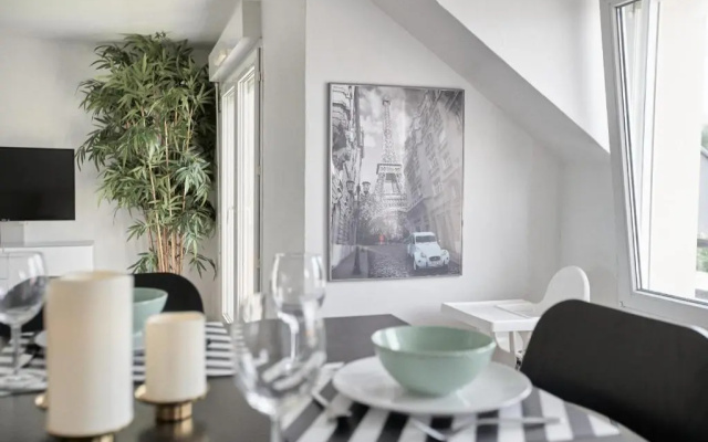 Appart Balcon 10 mins Disneyland 2CHB QuartierChic