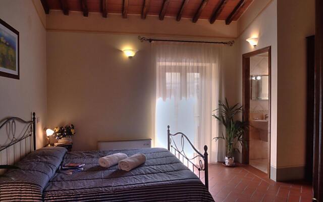 Отель B&B Antica Trattoria al Principe Ареццо комната для гостей