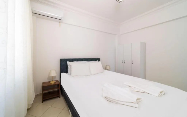 Flat With Sea Nature View and Balcony in Alanya
