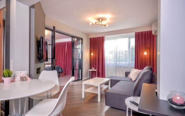 Апартаменты FM Luxury 1-BDR Apartment - ROSE София комната для гостей