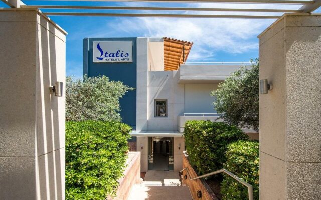 Отель Stalis Blue Sea Front Deluxe Rooms вид на фасад