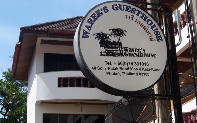 Отель Waree's Guesthouse вид на фасад