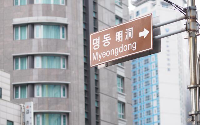 Отель High Street Guest House Hongdae вид на фасад