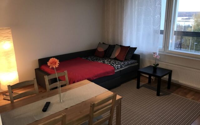 Апартаменты Helppo Hotelli Apartments Rovaniemi комната для гостей