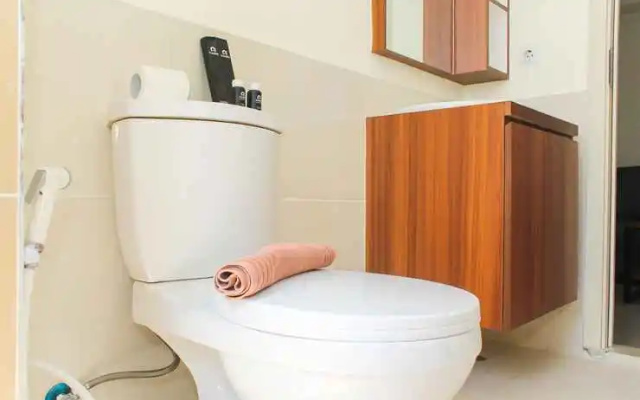 Homey and Comfortable 3BR at Meikarta Apartment By Travelio