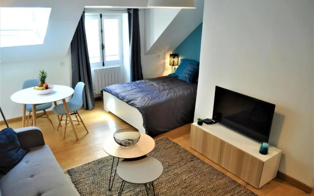 Hypercentre - Studio cosy avec coin nuit