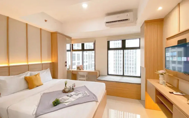 Cozy And Modern Studio Room Apartment Pollux Chadstone