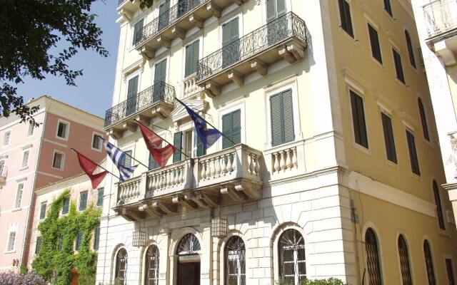 Отель Cavalieri Hotel Греция, Корфу - 1 отзыв об отеле, цены и фото номеров - забронировать отель Cavalieri Hotel онлайн вид на фасад