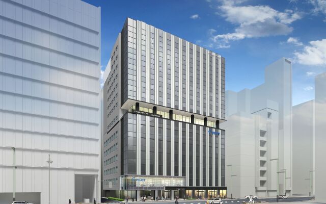 Отель remm Tokyo Kyobashi вид на фасад