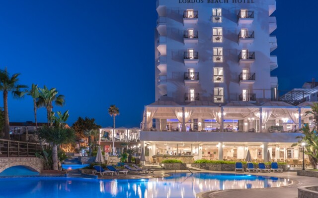 Отель Lordos Beach Кипр, Ларнака - 6 отзывов об отеле, цены и фото номеров - забронировать отель Lordos Beach онлайн вид на фасад