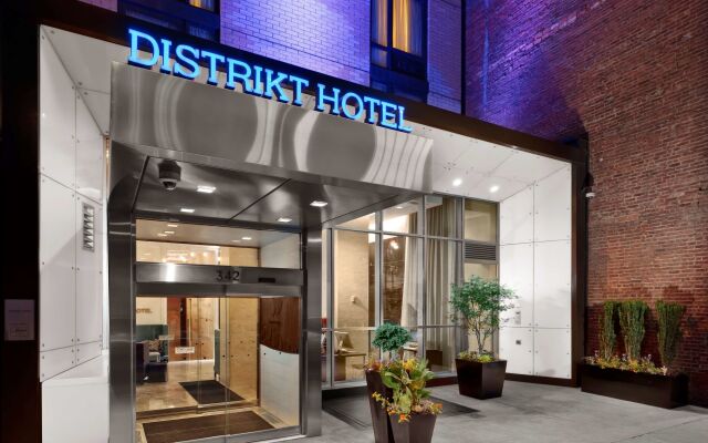 Distrikt Hotel New York City вид на фасад