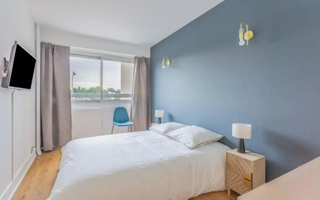 Appart'Hôtel Luminous Vue Seine- Paris 15min