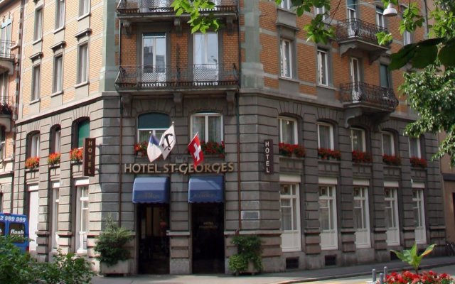 Отель St. Georges Швейцария, Цюрих - отзывы, цены и фото номеров - забронировать отель St. Georges онлайн вид на фасад