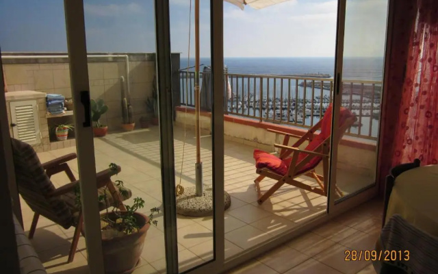 Attico con vista panoramica sul mare