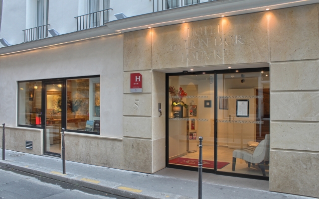 Отель Hôtel Lion d'Or Louvre Франция, Париж - 2 отзыва об отеле, цены и фото номеров - забронировать отель Hôtel Lion d'Or Louvre онлайн вид на фасад