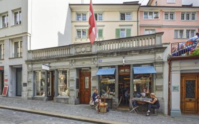 Отель Boutique Hotel Herzkammer Швейцария, Цюрих - отзывы, цены и фото номеров - забронировать отель Boutique Hotel Herzkammer онлайн вид на фасад