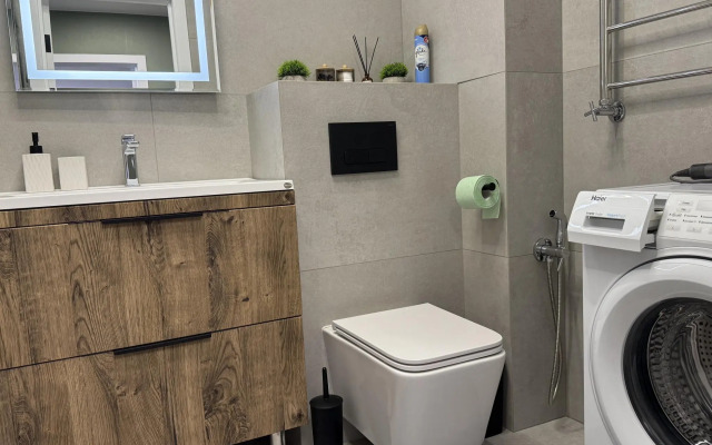 Современная однокомнатная квартира сети "PanApartments" на улице Кузнецова