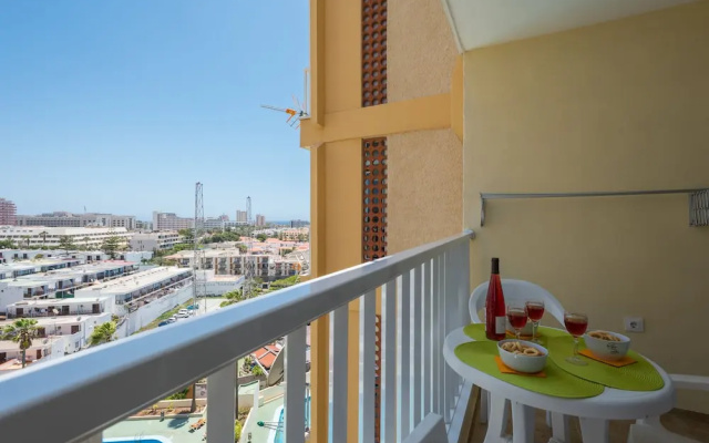 Y7F. Apartment in Playa Las Américas, Wifi, Terrace,Pool View