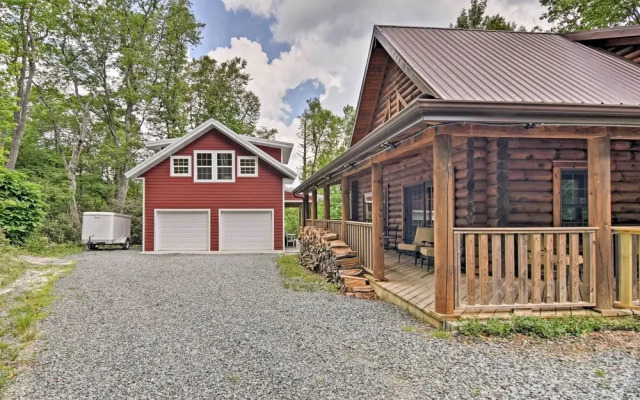 Wraparound Deck: Linville Mountain Cabin
