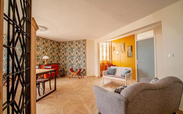T3 - L' Anaxa - 65m² - champ fleuri, 2 chambres.