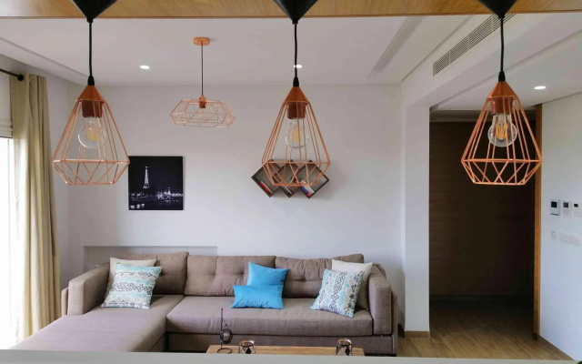 Bright & Stylish 1bd flat in Jardins De Carthage