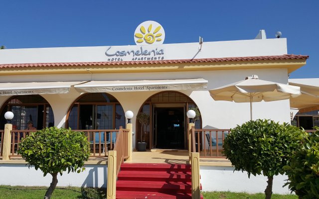 Отель Cosmelenia Hotel Apartments Кипр, Айя-Напа - отзывы, цены и фото номеров - забронировать отель Cosmelenia Hotel Apartments онлайн вид на фасад