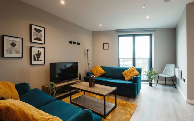 Modern Central Leeds 3 Bedroom Apartment Sleeps 6