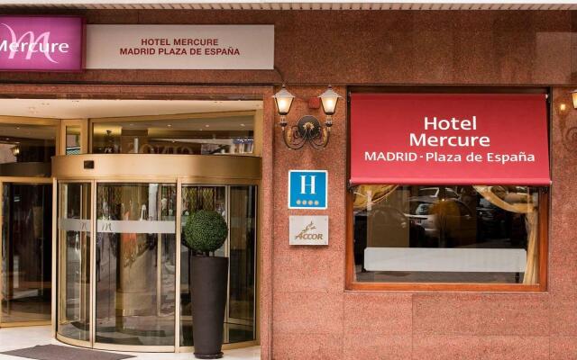 Отель Mercure Madrid Plaza De Espana Hotel Испания, Мадрид - 3 отзыва об отеле, цены и фото номеров - забронировать отель Mercure Madrid Plaza De Espana Hotel онлайн вид на фасад